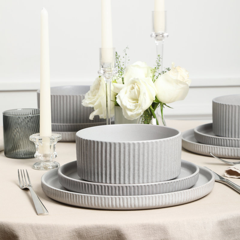 Stone Lain Haven 4-Piece Bowl Set Stoneware