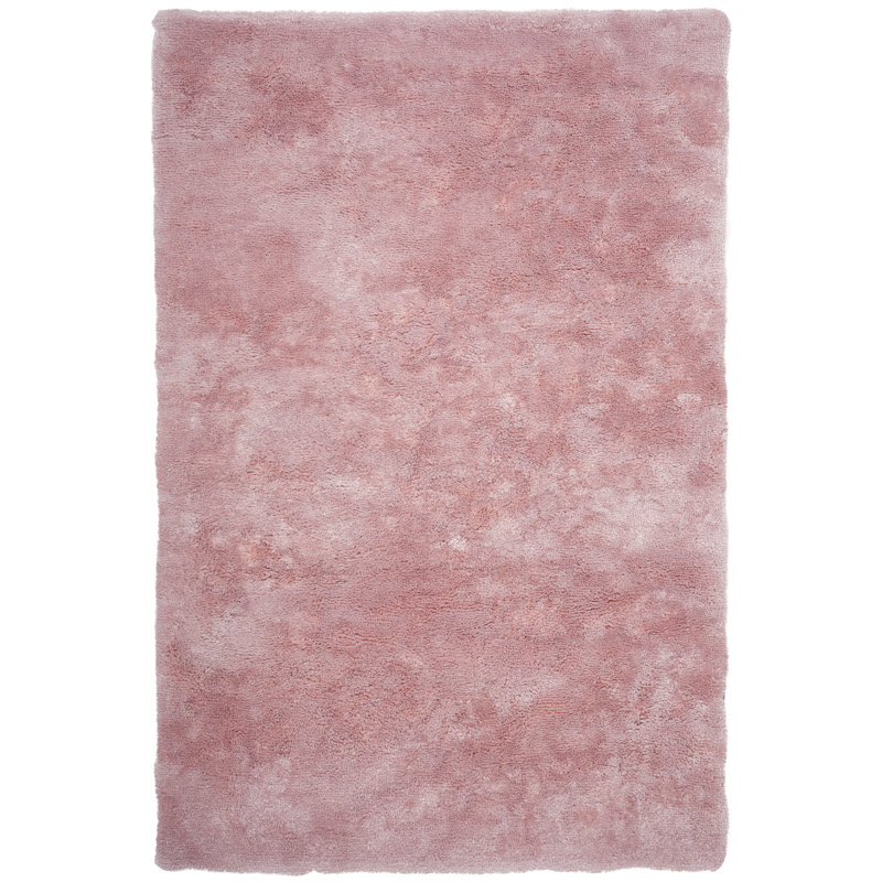 Curacao Abstract Hand Tufted Area Rug, Rectangular 200 x 290cm, Pink