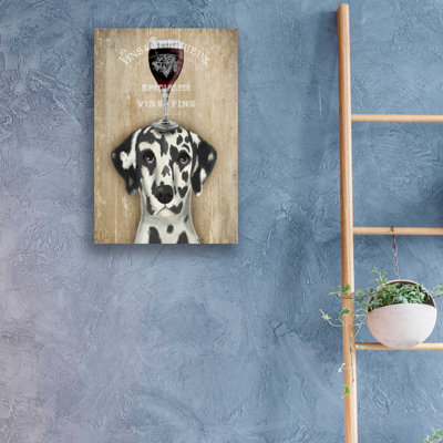 " Dog Au Vin Dalmatian " by Fab Funky