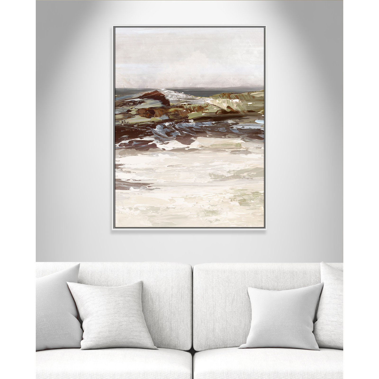 Conan "Stoney Peak" Print, 41.5" H x 31.5" W, White