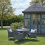 Dubose 6 - Person Wicker Patio Dining Set with Round Table , Cushions Included-37961078-122721474