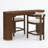 Evesham 2-Person Counter Height Dining Table Set With Upholstered Counter Stools-128923430-128923432