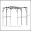 Support de treillis en métal pour jardin avec treillis