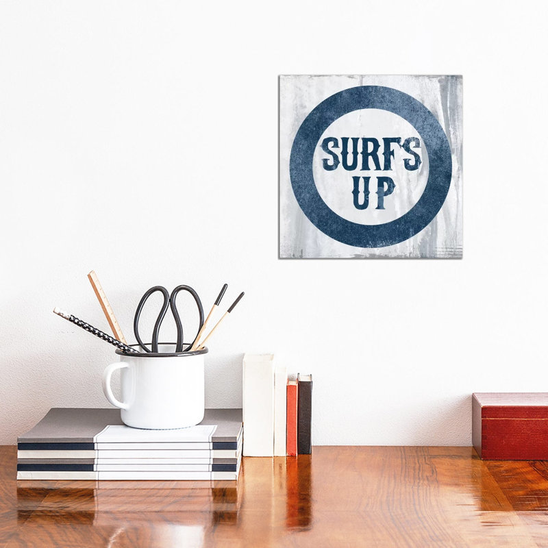 Surf's Up by PI Studio - Wrapped Canvas Print, 30.48 cm H x 30.48 cm W