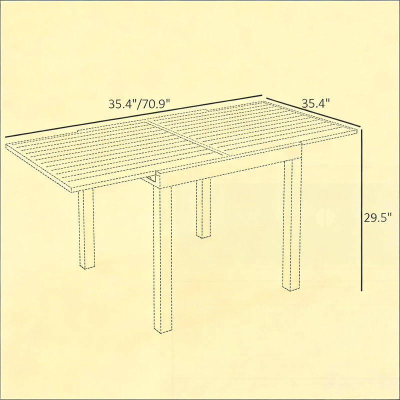 Table de salle à manger d'extérieur