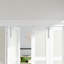 Porte pliante en verre - 3 verres transparents avec serrure de porte pliante et poignée en forme de T-112231507-105462405