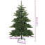 Artificial Hinged Christmas Tree with 150 LEDs 150 cm PVC-1135321805