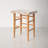 Kazbah Upholstered Genuine Leather Counter Stool with Solid Wood Frame-236794380