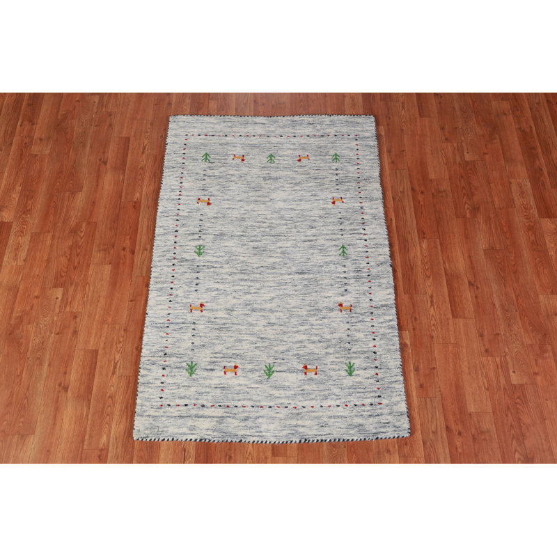 Handmade Gabbeh Indian Rug 3x5