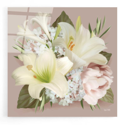 «Spring Lily Bouquet» par House Fenway - impression sans cadre