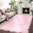 Scalloped 8x10 Area Rug Washable, Modern Pearl Velvet Living Room Carpet with Non-Slip Backing & Low Pile-225102372-225102375