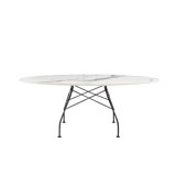 Glossy Oval Dining Table