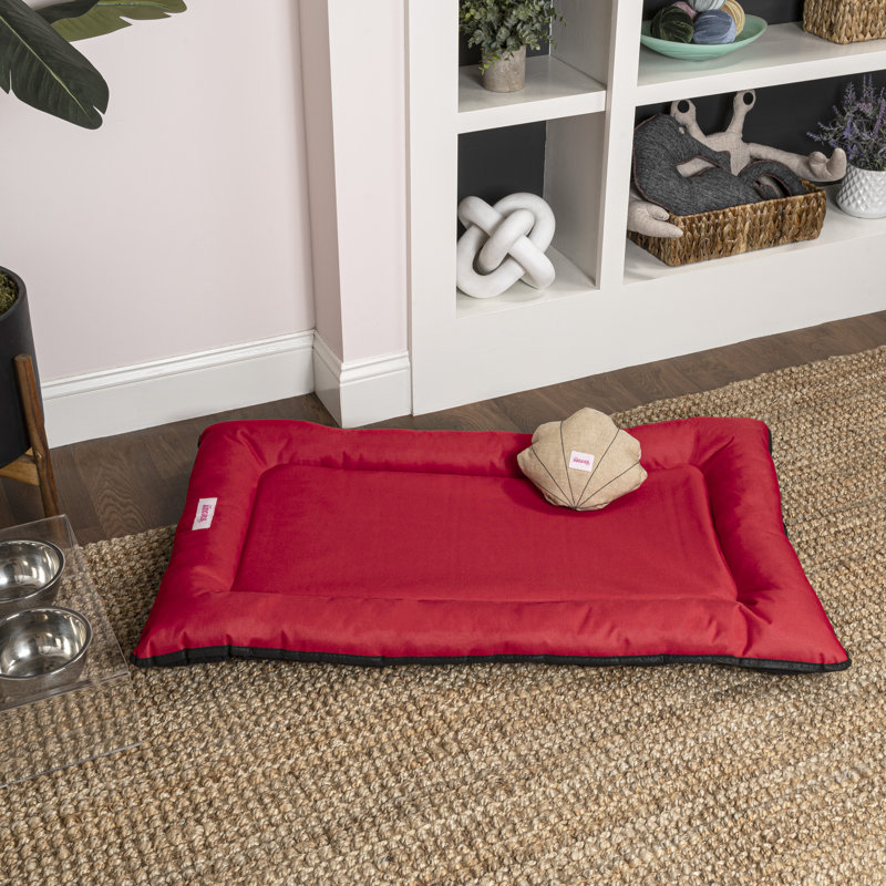 X-Large Red Waterproof Orthopedic Outdoor Memory Foam Dog Bed