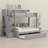 Multifunctional Storage Staircase Bunk Bed With Trundle And Integrated LED，USB，Shelves-766706827