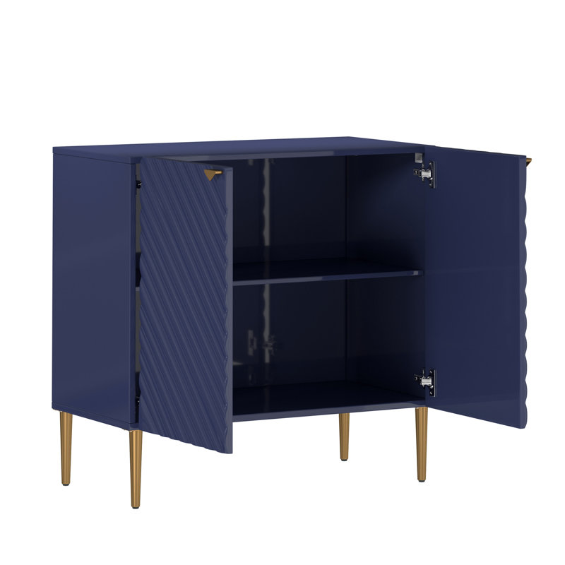 Newmark Accent Cabinet, Blue
