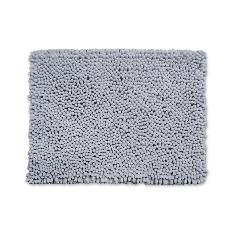 Norihisa Jumbo Bobble Bath Mat, Dove Grey