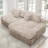 118.1*66.9"Modular Sectional Sofa Seat,Upholstered Compressed Couch-1938299114-1938299112