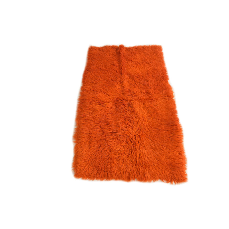 4 Ft Rectangle Pinson Orange Rug