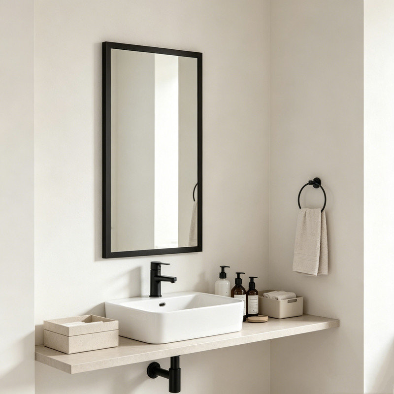 Rectangle Wall Mirror, 60 x 40cm
