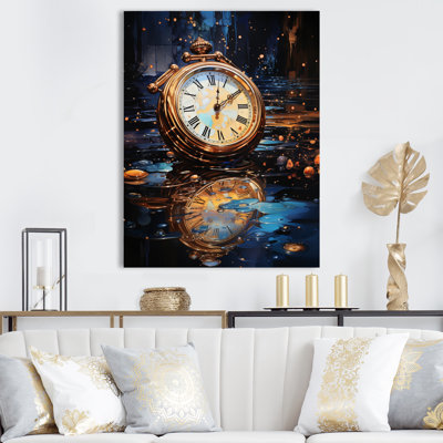 «Watch Timeless Reflections Pointillism I», reproduction sur toile