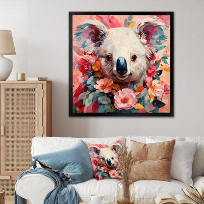 Art floral mural Koala I - Koala