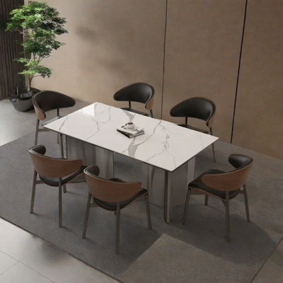 Ensemble de table et chaises de salle à manger haut de gamme Minimalist