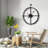 Wrought Iron Wall Clock-1490041307