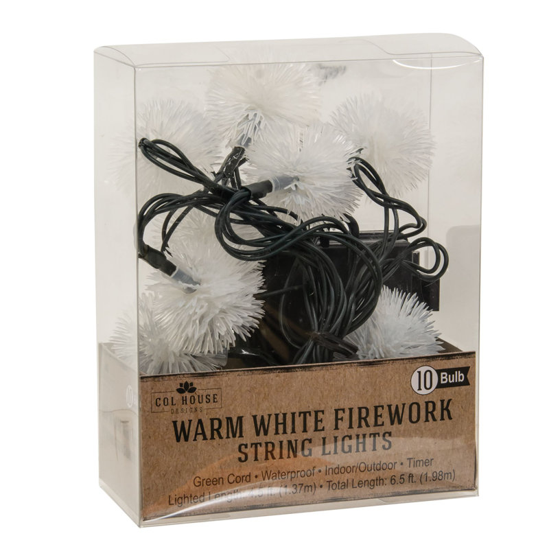 Feux d'artifice à DEL blanc chaud 10 carats