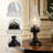 2 Pack Vintage Metal Base Touch Contral Table Lamps