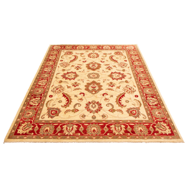 Tapis ivoire Chobi Finest 9 pi 1 po x 11 pi 9 po