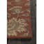 Tapis oriental en laine à motif floral traditionnel touffeté à la main brique, sauge et bleu Bartz-19940148