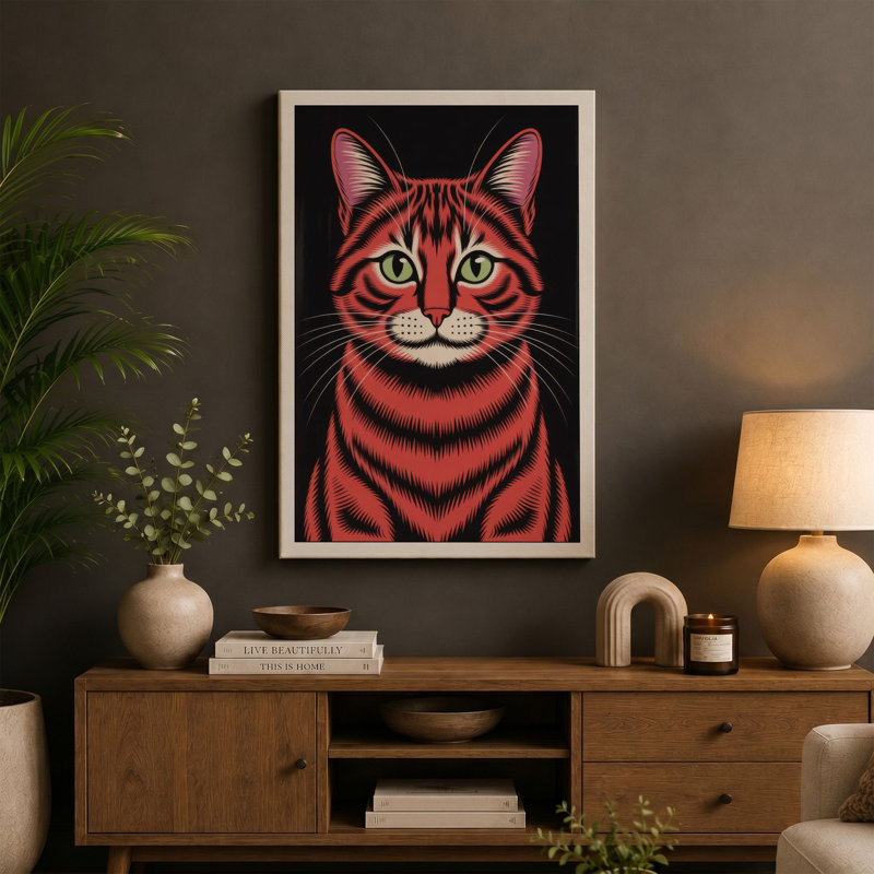 Print, 30x20 - 76.2 x 50.8 cm, Teal Border
