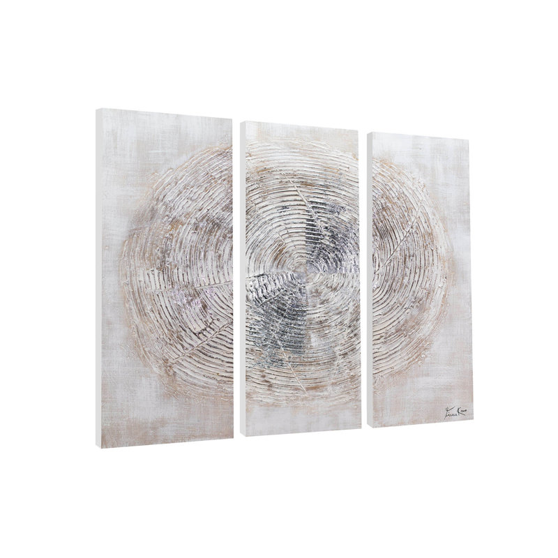 Hand -painted acrylic painting Spinning Around