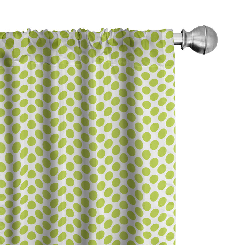 Semi-Sheer Rod Pocket Curtain Panel, 28" x 84"