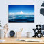 Art mural en verre Rosecliff Heights «Deep Blue» par Nicklas Gustafsson