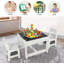 Garikoitz Kids 3 Piece Rectangular Arts And Crafts Table and Chair Set