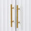 Armoire en bois blanc pour la maison, avec poignées en métal et motif à vagues, espace de rangement en U avec rangement d'appoint. Poignées. Motif. Matériau en bois massif. 2 tablettes intérieures. Poids du bureau: 170 lb