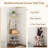 4-tier Coat Rack Corner Hall Tree With Shoe Storage Bench 6 Removable Hooks Bedroom-1533176154