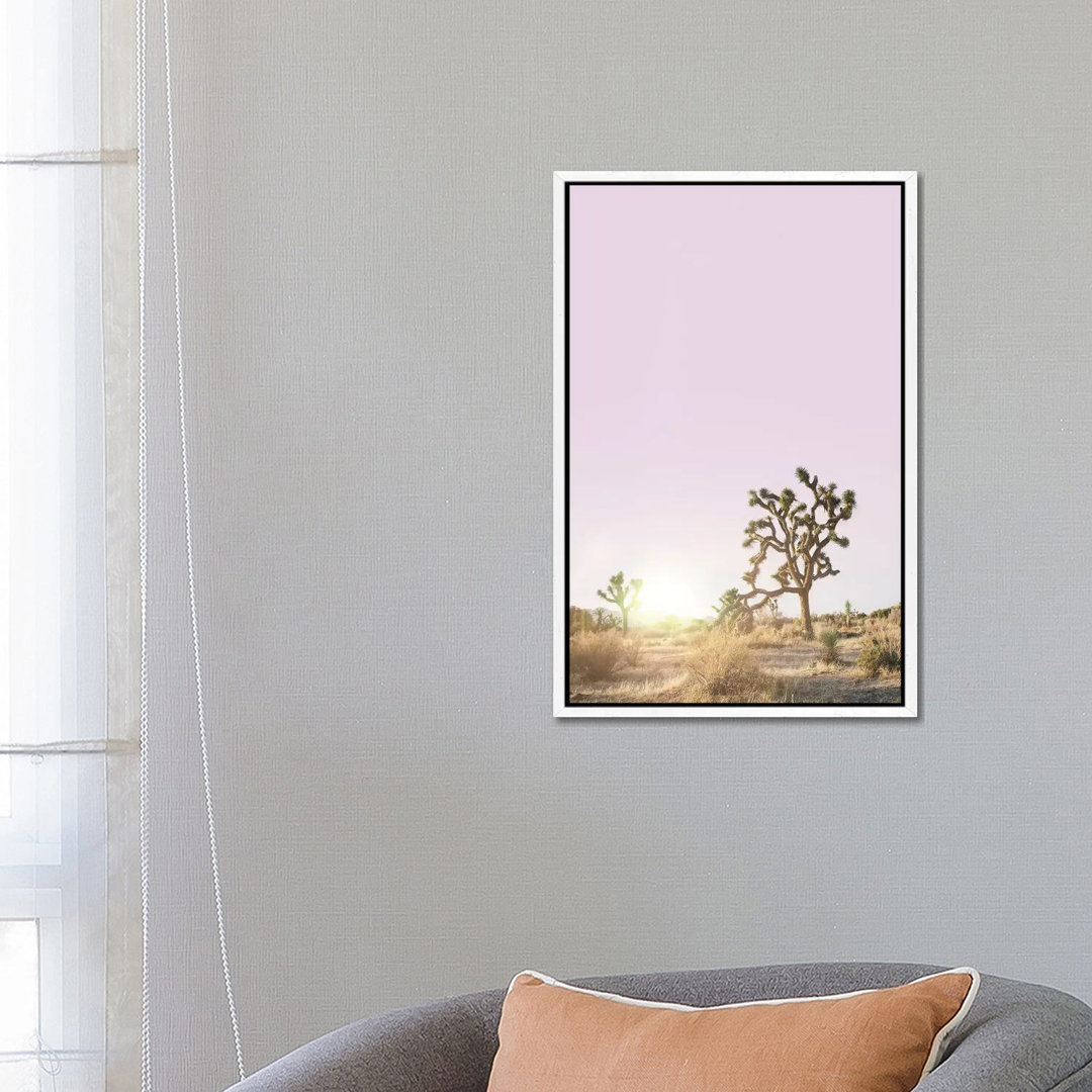 Joshua Tree Sunset von Sisi & Seb - Galerie-umwickelte Leinwand Giclée auf Leinwand