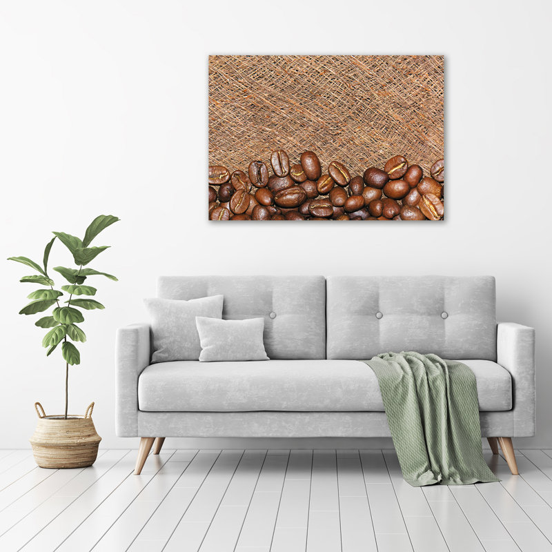Coffee Beans - Wrapped Canvas Print
