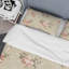 Ensemble de housse de couette fleurs crème et feuille brune fleurs crème et feuille brune-867664495