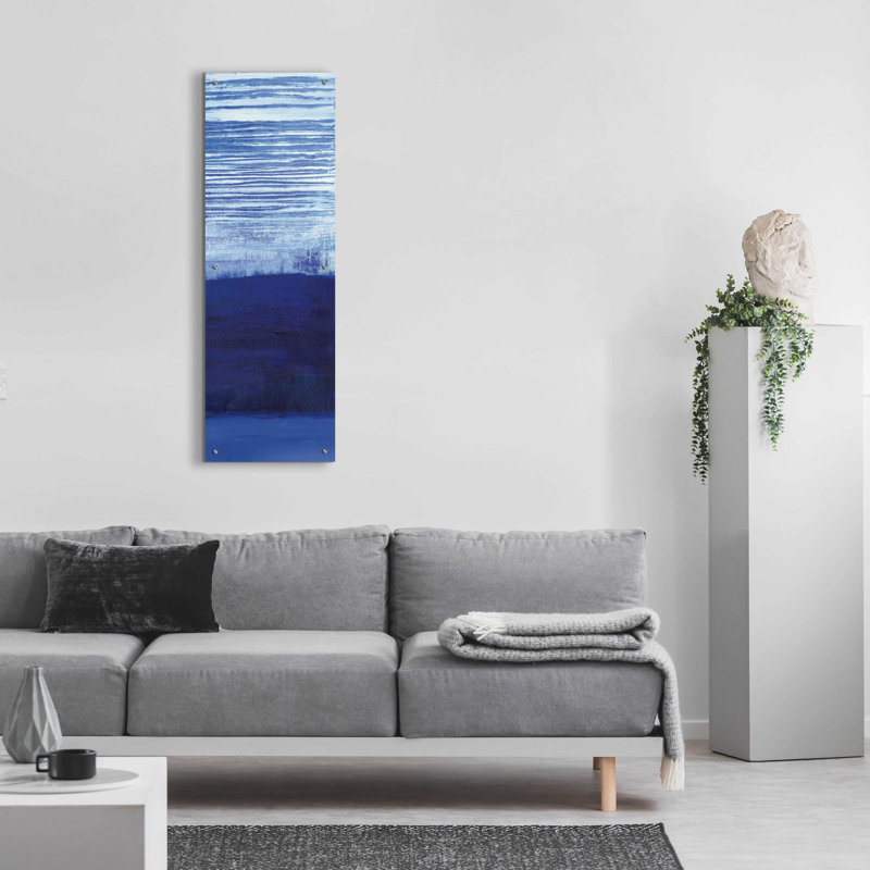 "Blue Haze III" par Jo Maye, H 48 po x l 16 po