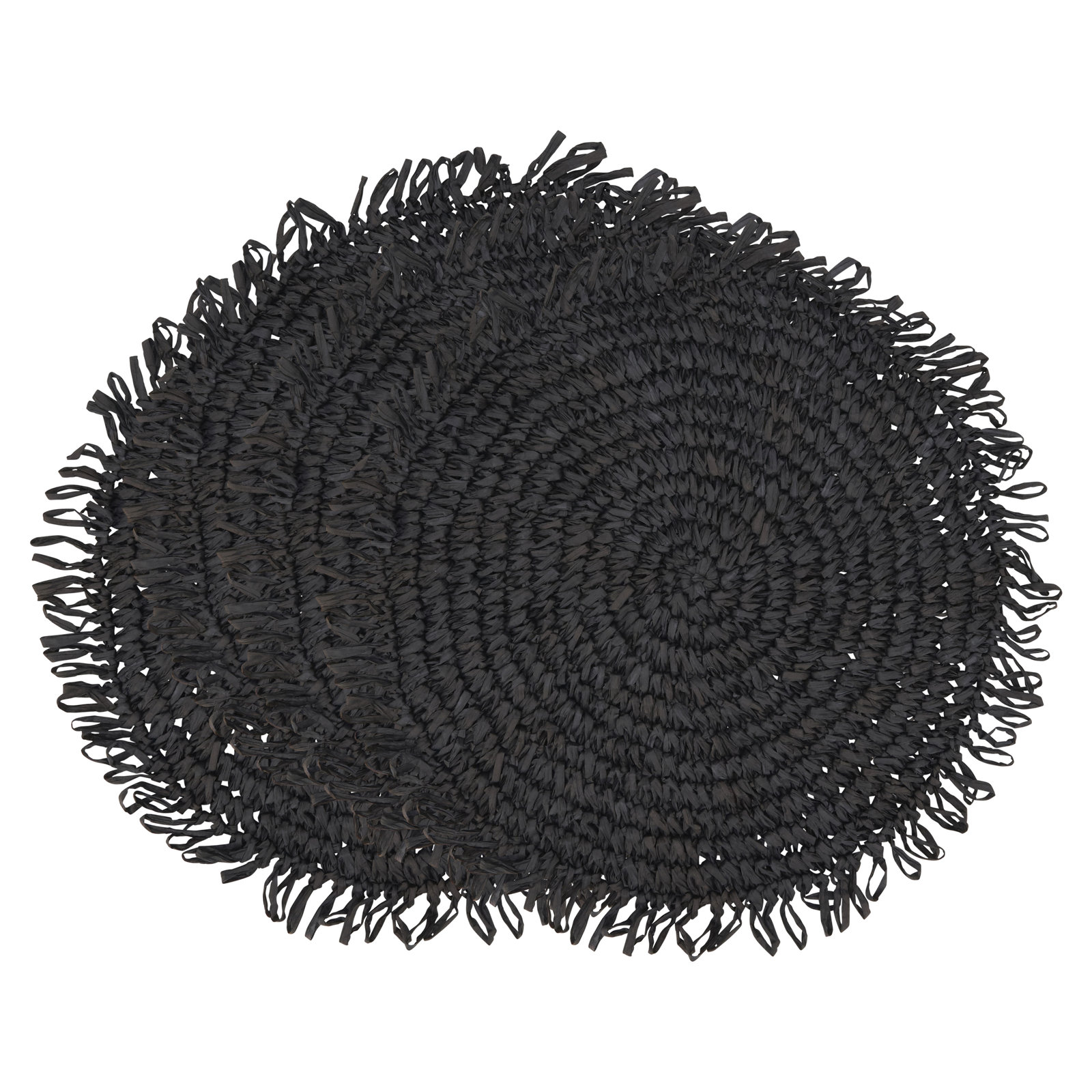 Kiri Collection Kiri Reversible Placemat, Black