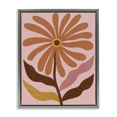  «Boho Retro Flower Bloom», art mural sur toile par Nina Seven