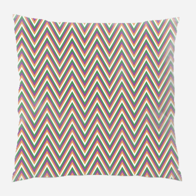 Coussin décoratif à chevrons Hullinger, Intérieur