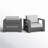 Hoyt 37.40” Outdoor Aluminum Armchair Set (Set of 2)-1422819877-1428147160