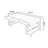 Brown Rectangular Solid Wood with 6 drawers desk-1370287702