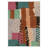 Modern Machine Washable Stripe / Mocha Indoor Area Rug With Non-Slip Backing-689802837