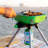 Flame King Multi-Function Portable Propane BBQ Grill Camp Stove, 9.5 x 12 Inch Cooking Surface