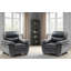 Ensemble de 2 chaises en similicuir Pingry-702271447